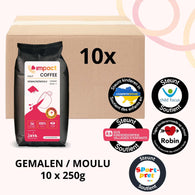 GEMALEN (DESSERT) IMPACT-KOFFIE - 1 Doos (10 x 250g)