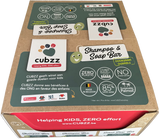 CUBZZ ecologische SOAP- & SHAMPOOBARS - toonbankdisplay voor handelaars